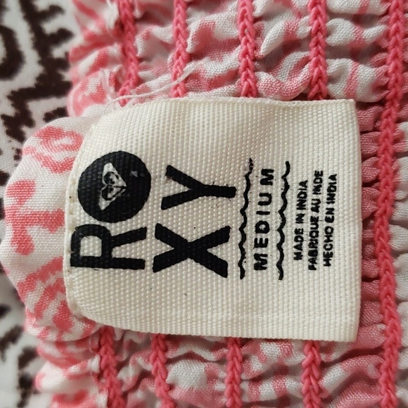 Roxy. Pink Multi-Colored Sundress; Front Zipper; Pleated Bodice. Size M. EUC - Picture 11 of 14